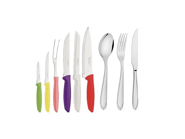 Combo Essencial Tramontina: Jogo de Facas Plenus + Faqueiro Laguna 30 