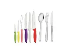 Combo Essencial Tramontina: Jogo de Facas Plenus + Faqueiro Laguna 30 