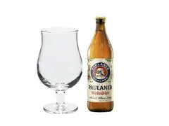 Combo Essencial Paulaner: Weissbier 500ml + Taça Cerveja Crisal