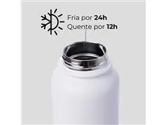 Garrafa Termica Fresh 650 Off-White Bb - 5
