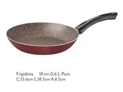 Jogo de Panelas Tramontina Paris Antiaderente Vermelho 7 Peças - 6