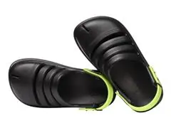 Sándalias Havaianas Kids Clog Preto/Verde Limao Tam 25-26 - 3