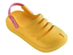 Sándalias Havaianas Kids Clog Amarelo Ouro/Pink Lemonade Tam 29-30 - 1