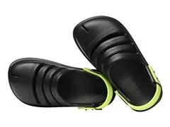 Sándalias Havaianas Kids Clog Preto/Verde Limao Tam 29-30 - 1