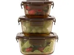 Pote Hermético Mundiart em Vidro 320ml - 2