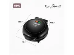 Omeleteira Elétrica Mondial OM-02 Easy Omelet Preta 110V - 5