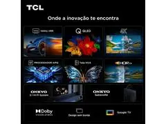 Smart TV QLED 65" 4K UHD TCL C645 Google TV Dolby Vision Atmos - 4