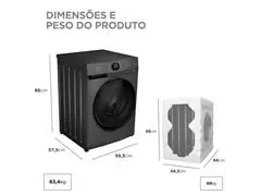 Lava e Seca Midea Slim HealthGuard 11kg/7kg Titanium 110V - 1