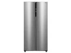 Refrigerador Side By Side Midea Inverter com 442 Litros Inox 110V