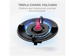Cooktop a Gás Midea Volcano em Vidro com 05 Bocas Preto - 7