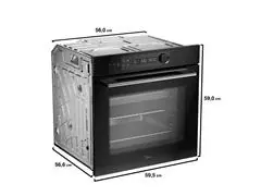 Forno de Elétrico de Embutir Midea Touch Smart com 80L Preto 220V - 1
