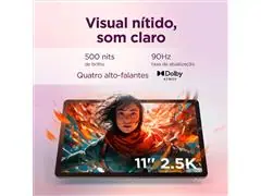 Tablet Lenovo Idea Tab Cinza com 11" 2,5K 90Hz, 8GB, 128GB Android 13 - 6