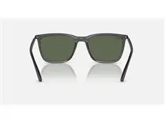 Óculos de sol Ray-Ban INJECTED SQUARE MATTE DARK TRANSPARENT GREY G15 - 3