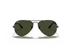 Óculos de sol Ray-Ban METAL PILOT BLACK G-15 GREEN - AVIATOR