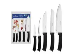 Jogo Facas Tramontina Felice Inox Preto 5 Peças