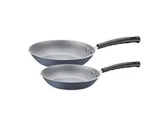 Jogo Frigideiras Tramontina Versalhes Antiaderente Azul 2 Peças