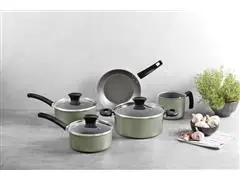 Jogo Panelas Tramontina Michigan Antiaderente Verde 5 Peças - 6