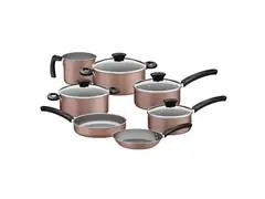 Jogo Panelas Tramontina Michigan Siena Natural 7 Peças