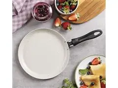 Panquequeira Tramontina Linz Antiaderente Bege 22 cm - 1