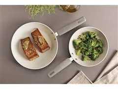 Jogo Frigideiras Tramontina Veronese Cerâmica Bege 2 Peças - 5