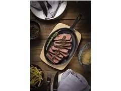 Chapa Oval Tramontina Fargo Ferro Fundido com Tábua 18 cm - 3