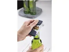 Abridor de Latas e Garrafas Tramontina Utilita Cinza - 3