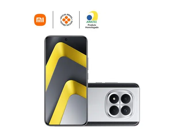 POCO M8 5G NFC BR 16GB RAM (8+8GB) + 512GB, PRATA (CX431PRA)