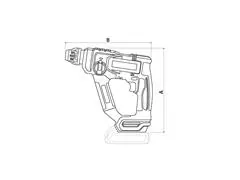 Martelete SDS Plus 20V 18mm Kit 2Bat + Maleta - 1