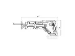 Serra Sabre 20V 2800rpm Brushless - Tramontina - 1