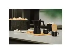 Cafeteira Italiana Tramontina Alumínio Preta 320ml Espresso - 4