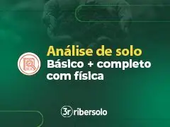 ANÁLISE DE SOLO - BÁSICO + COMPLETO COM FÍSICA / SEM FÍSICA - 0