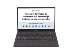 Notebook Ultra 14" Celeron 4GB 128GB W11 Cinza Escovado - 0
