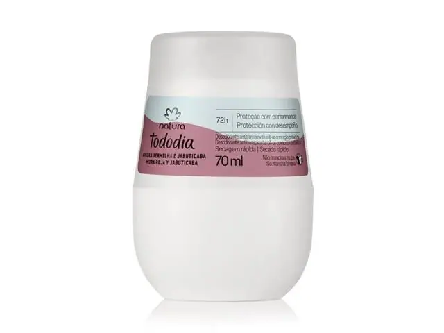 Desodorante Antitranspirante Roll-on Tododia Amora e Jabuticaba 70 ml