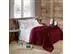 Edredom Casal Plush Flannel Vermelho Escuro/Claro 1pc - 5
