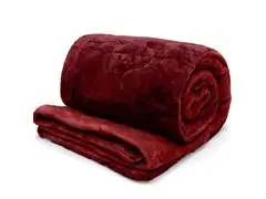 Edredom Buettner Queen Plush Flannel Dupla Face 240mx260m Vermelho - 1