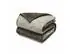 Edredom Queen Plush Flannel Chocolate Escuro/Claro 1pc - 3