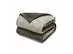 Edredom King Plush Flannel Chocolate Escuro/Claro 1pc - 2