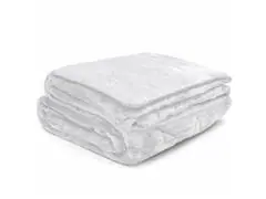 Edredom Buettner Solteiro Plush Flannel Dupla Face 150x200 Branco - 2