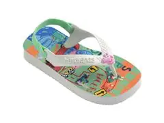 Chinelo Havaianas N.Baby Peppa Pig Branco/Branco Tam 19-20 - 1