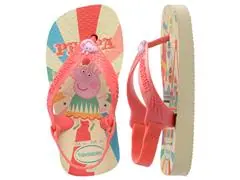 Chinelo Havaianas N.Baby Peppa Pig Buttercream/Coral Tam 17-18 - 3