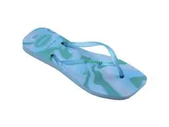 Chinelo Havaianas Square Jelly Fc Azul Lavanda Tam 33-34 - 1