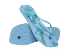 Chinelo Havaianas Square Jelly Fc Azul Lavanda Tam 41-42 - 3