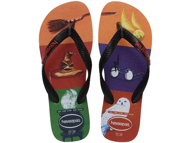Chinelo Havaianas Harry Potter Preto/Preto Tam 37-38