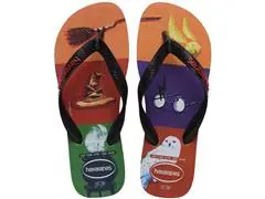 Chinelo Havaianas Harry Potter Preto/Preto Tam 39-40