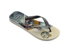 Chinelo Havaianas Harry Potter Bege Palha/Cinza Aco Tam 39-40 - 1