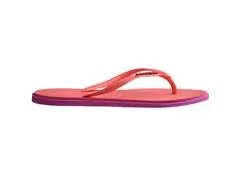 Chinelo Havaianas Slim Point Rosa Gum/Coral Tropical Tam 33-34 - 2