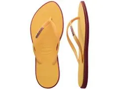 Chinelo Havaianas Slim Point Amaranto/Amarelo Caja Tam 37-38 - 4