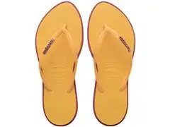 Chinelo Havaianas Slim Point Amaranto/Amarelo Caja Tam 39-40