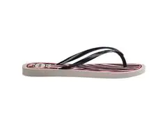 Chinelo Havaianas Slim Animals Bege Palha/Cinza Dark Metalico Tam 35-3 - 2