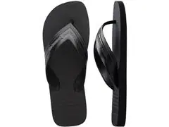 Chinelo Havaianas Hybrid Be Preto/Preto Tam 41-42 - 5
